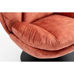 ZAGO Swivel Armchair Topi Fabric