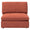 ZAGO Sofa Module Wayne With Armrest Terracotta Corduroy Fabric 98cm