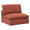 ZAGO Sofa Module Wayne With Armrest Terracotta Corduroy Fabric 98cm