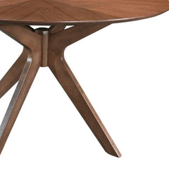 ZAGO Oval Dining Table Xylo Walnut