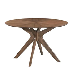 ZAGO Oval Dining Table Xylo Walnut