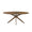 ZAGO Oval Dining Table Xylo Walnut