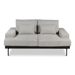 ZAGO 2-Seater Sofa Yoko Light Grey Fabric