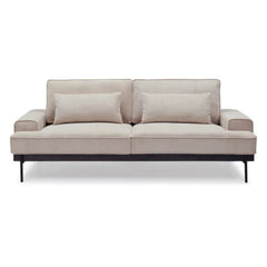 ZAGO 3-Seater Sofa Yoko Corduroy Fabric Beige