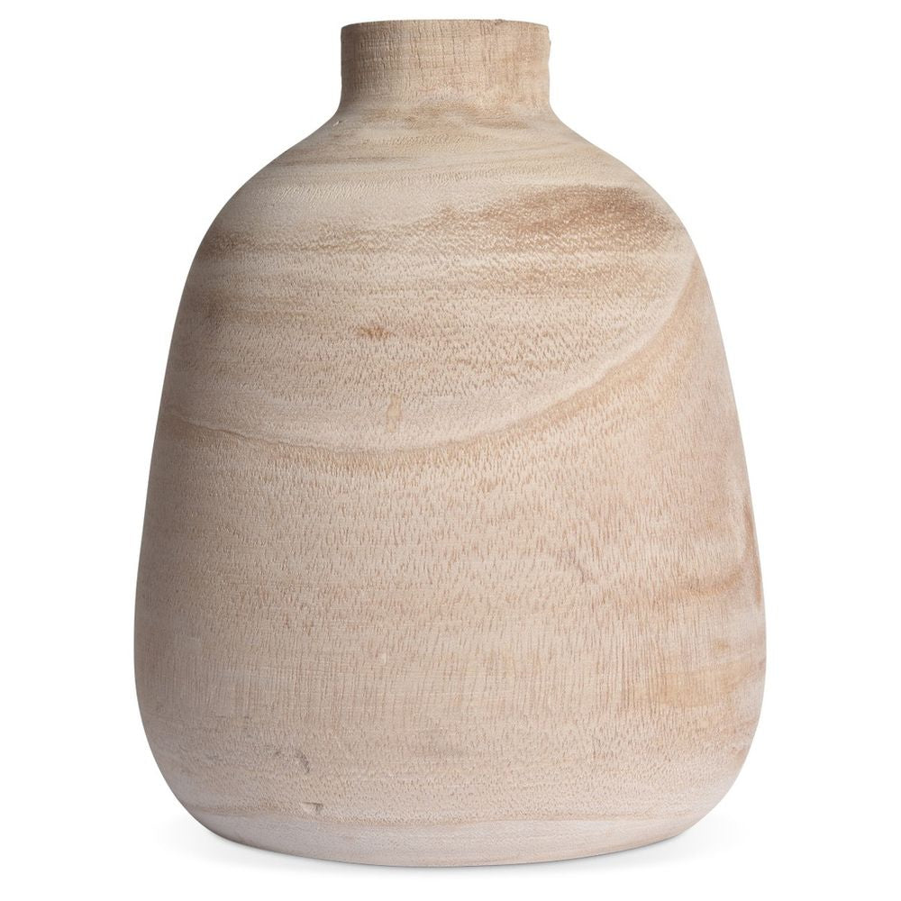 OPJET PARIS Wood Vase Aya 21cm