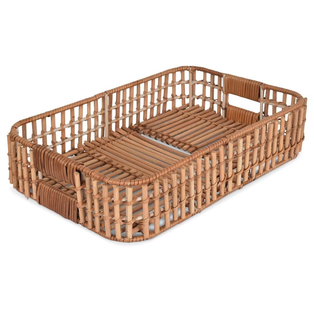 OPJET PARIS Tray Basket Antoine Rattan 29cm