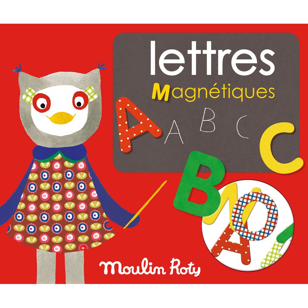 MOULIN ROTY Magnetic letters “Les Popipop”