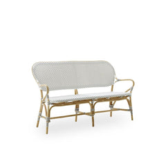 SIKA DESIGN Sofa Isabell Rattan White