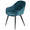 ZAGO Armchair Bari metal legs velvet