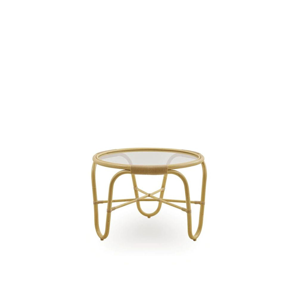 SIKA DESIGN Coffee Table Charlottenborg Rattan & Glass Outdoor