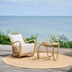 SIKA DESIGN Lounge Armchair Charlottenborg Rattan Outdoor