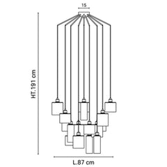 MARKET SET Suspension Light Ilo-Ilo 16 lights