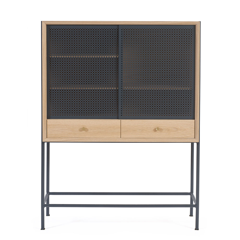 HARTO Cabinet Gabin Oak & Slate Grey