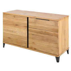 ZAGO Sideboard Manhattan metal legs oak 140cm