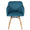 ZAGO Armchair May oak legs fabric