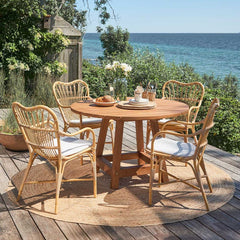 SIKA DESIGN Dining Armchair Margret Rattan Outdoor