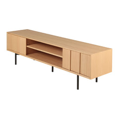 ZAGO TV Cabinet Hyma metal legs oak 180cm