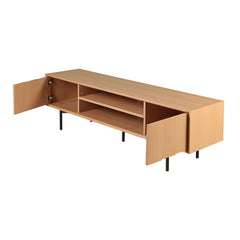 ZAGO TV Cabinet Hyma metal legs oak 180cm