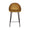 ZAGO Bar Stool Maya metal legs velvet 65cm