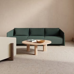 KANN DESIGN Sofa Timber 4 Seater Cream