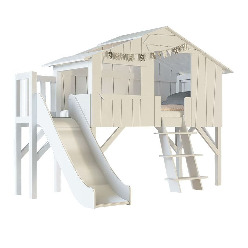 MATHY BY BOLS Kids Bed Tree House platform pine wood