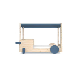 MATHY BY BOLS Canopy Kids Bed Discovery pine wood 120x190cm